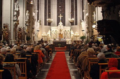 Afbeelding interieur kerk