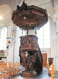 Afbeelding preekstoel Begijnhofkerk