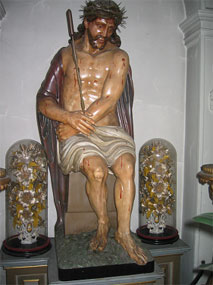 Christus op de koude steen